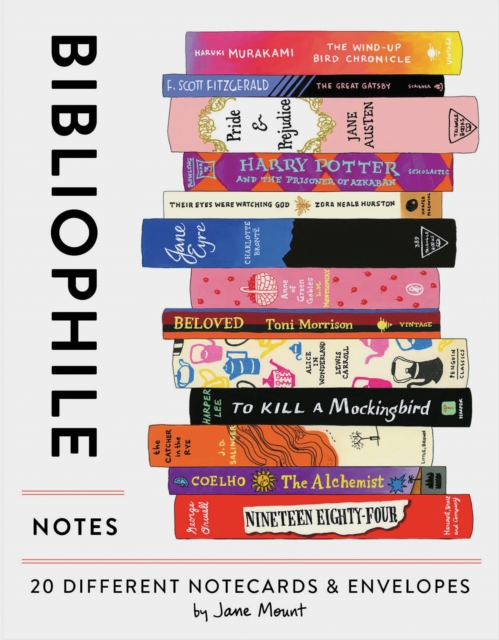 Bibliophile Notes : 20 Different Notecards & Envelopes by Chronicle Books