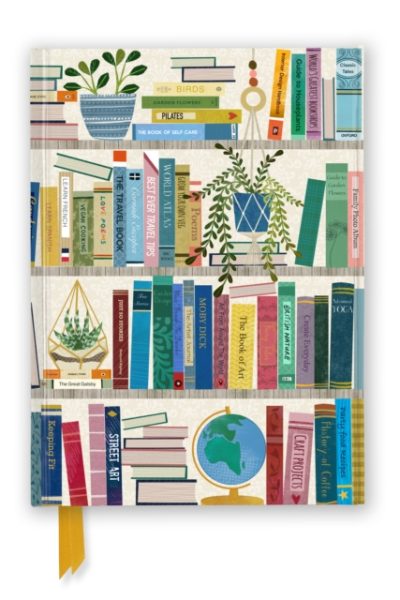 Georgia Breeze: Bookshelves (Foiled Journal) by Flame Tree Studio