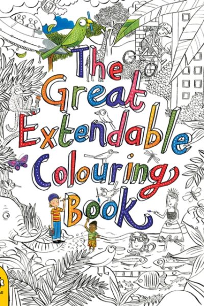The Great Extendable Colouring Book by Hutchinson, Sam