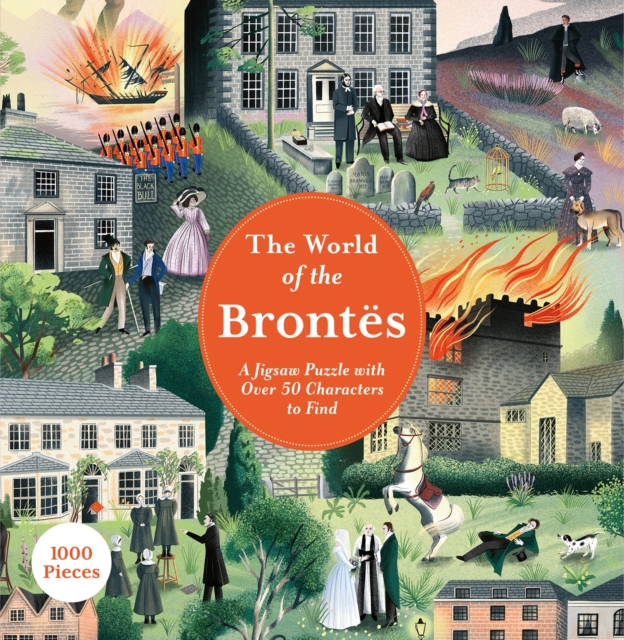 The World of the Brontes : A 1000-piece Jigsaw Puzzle by Adams, Amber