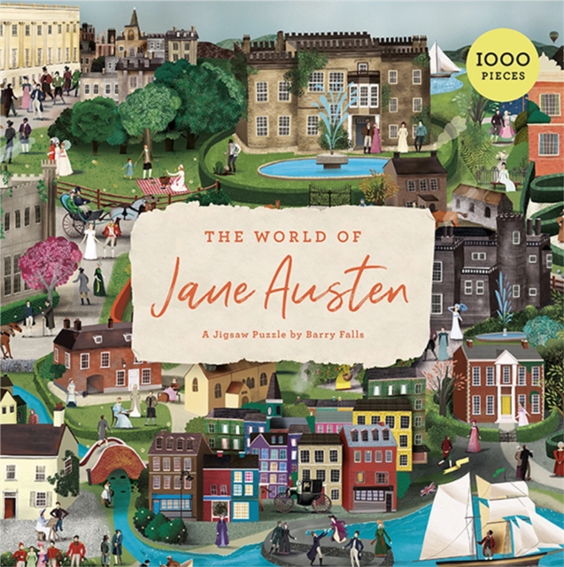 The World of Jane Austen : A Jigsaw Puzzle with 60 Characters and Great Houses to Find by Mullan, John