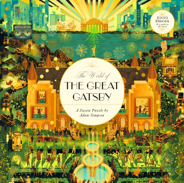 The World of The Great Gatsby : A 1000-piece puzzle by Adam Simpson by Curnutt, Kirk