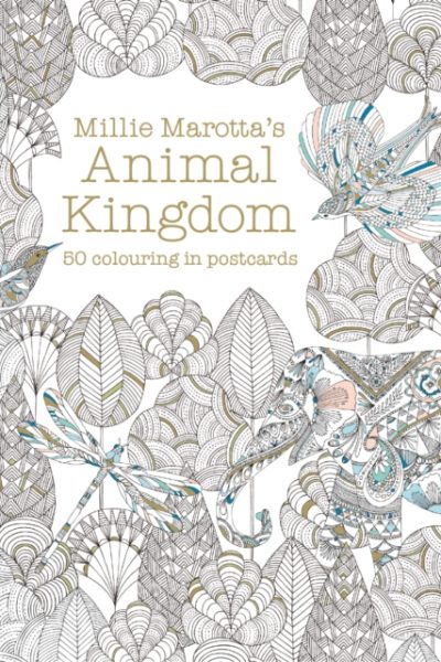 Millie Marotta's Animal Kingdom Postcard Box : 50 beautiful cards for colouring in by Marotta, Millie