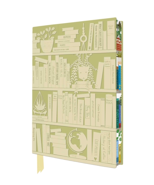 Georgia Breeze: Bookshelves Artisan Art Notebook (Flame Tree Journals) by Flame Tree Studio