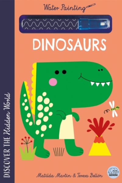 Hidden World - Water Painting Dinosaurs by Martin, Matilda
