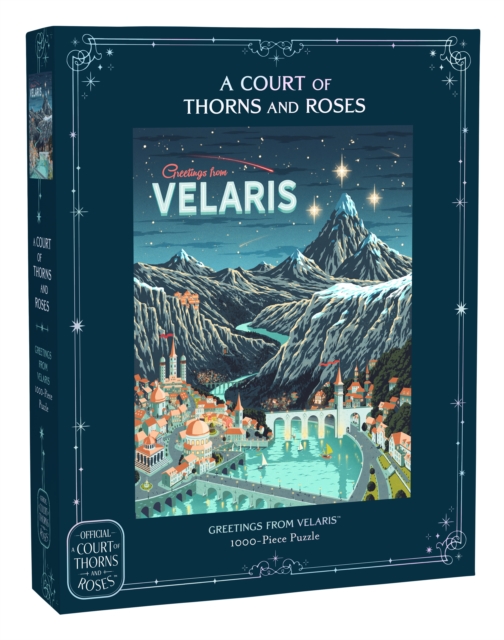 A Court of Thorns and Roses Official Greetings from Velaris 1000-Piece Puzzle by Maas, Sarah J.
