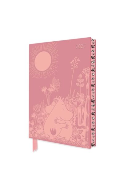 Moomin Love 2027 Pocket Artisan Art Vegan Leather Diary – Week to View by Flame Tree Studio